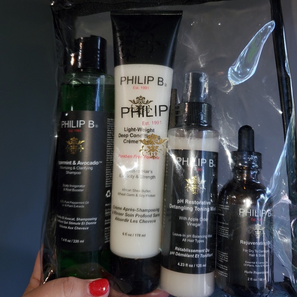 Philip B Four Step Hair and Scalp Treatment Set